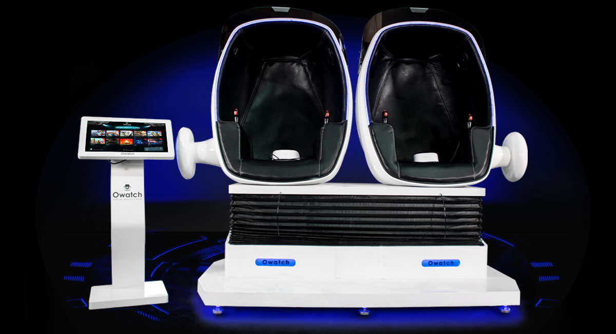 9d VR Simulator Price 2 Seats Virtual reality Cinema for sale Owatch