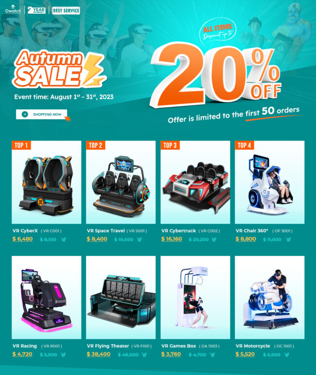 Owatch Autumn Sale is coming, 20% off for all items, order now!