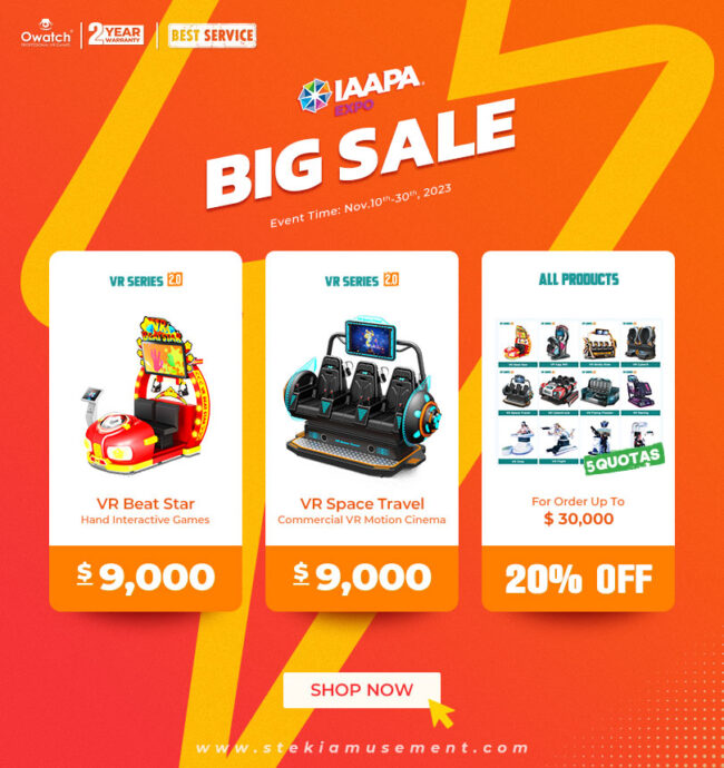 big sale, one-price, IAAPA expo Promotions