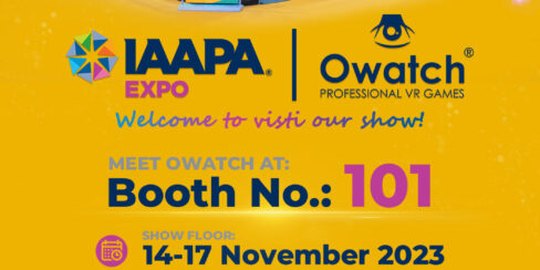 IAAPA-poster Meet owatch at IAAPA in Orlando in November