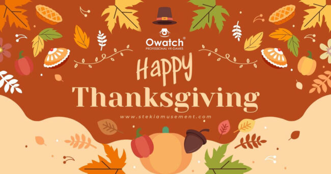 Happy Thanksgiving from VR Manufacturer Owatch!