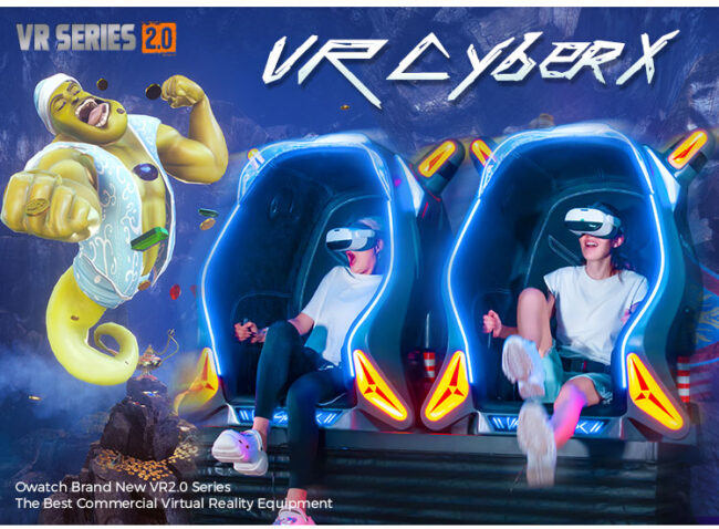 Owatch VR 2.0 Series - VR CyberX, 9D VR Cinema 2 Seats