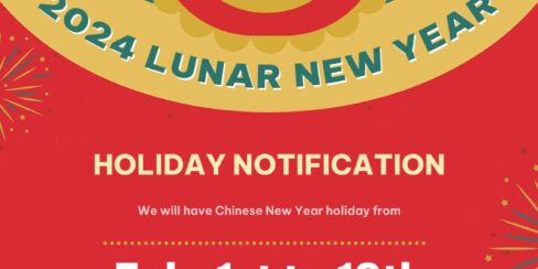 Lunar New Year Holiday Notice Lunar New Year Holiday Notice
