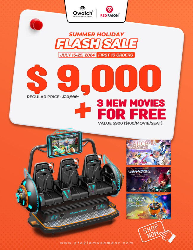 Summer Holiday Flash Sale, VR Space Travel only $9,000!