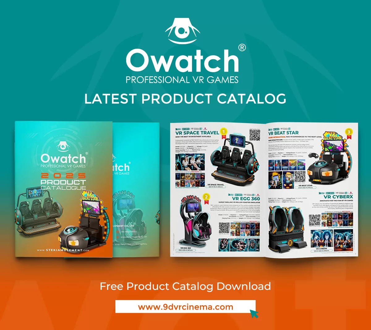 Free download of new commercial virtual reality arcade catalog