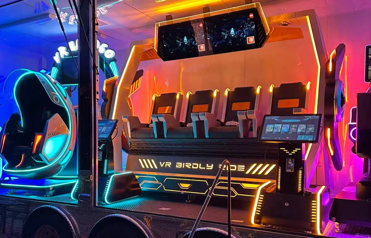Immersive VR Seating Experience Inside the Trailer